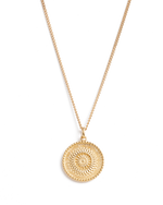 TRAVELLER COIN NECKLACE (18K GOLD VERMEIL)
