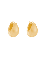TRESOR HOOPS MEDIUM (18K GOLD PLATED)
