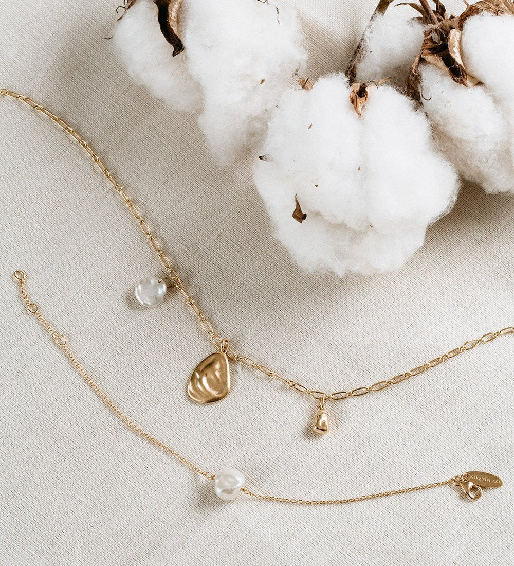 PEARL BRACELET (18K GOLD PLATED) IMAGE 3