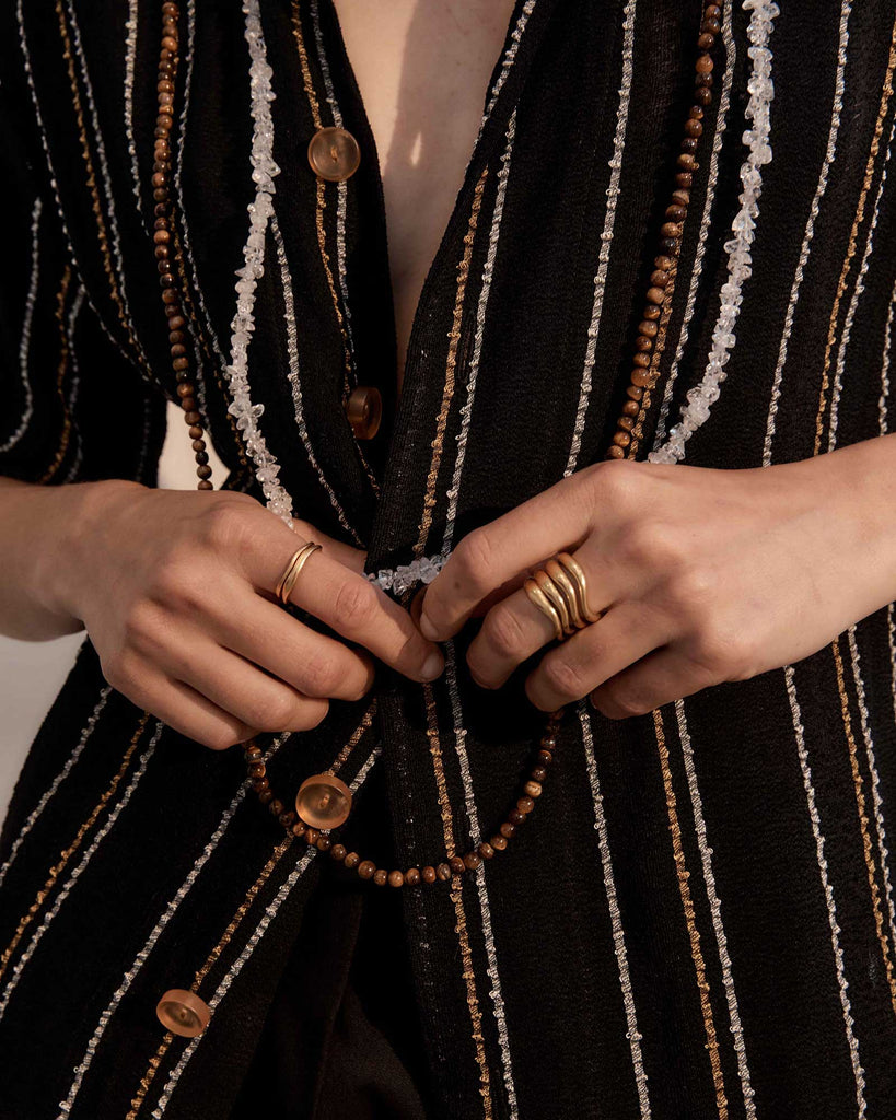 SHIFT STACKING RING (18K GOLD VERMEIL) – KIRSTIN ASH (United States)