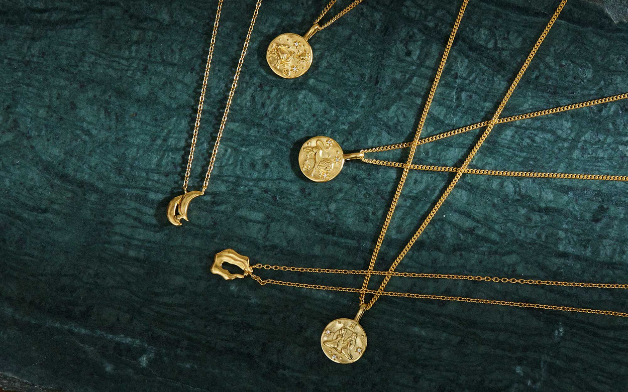 STAR SIGN NECKLACE (18K GOLD VERMEIL)