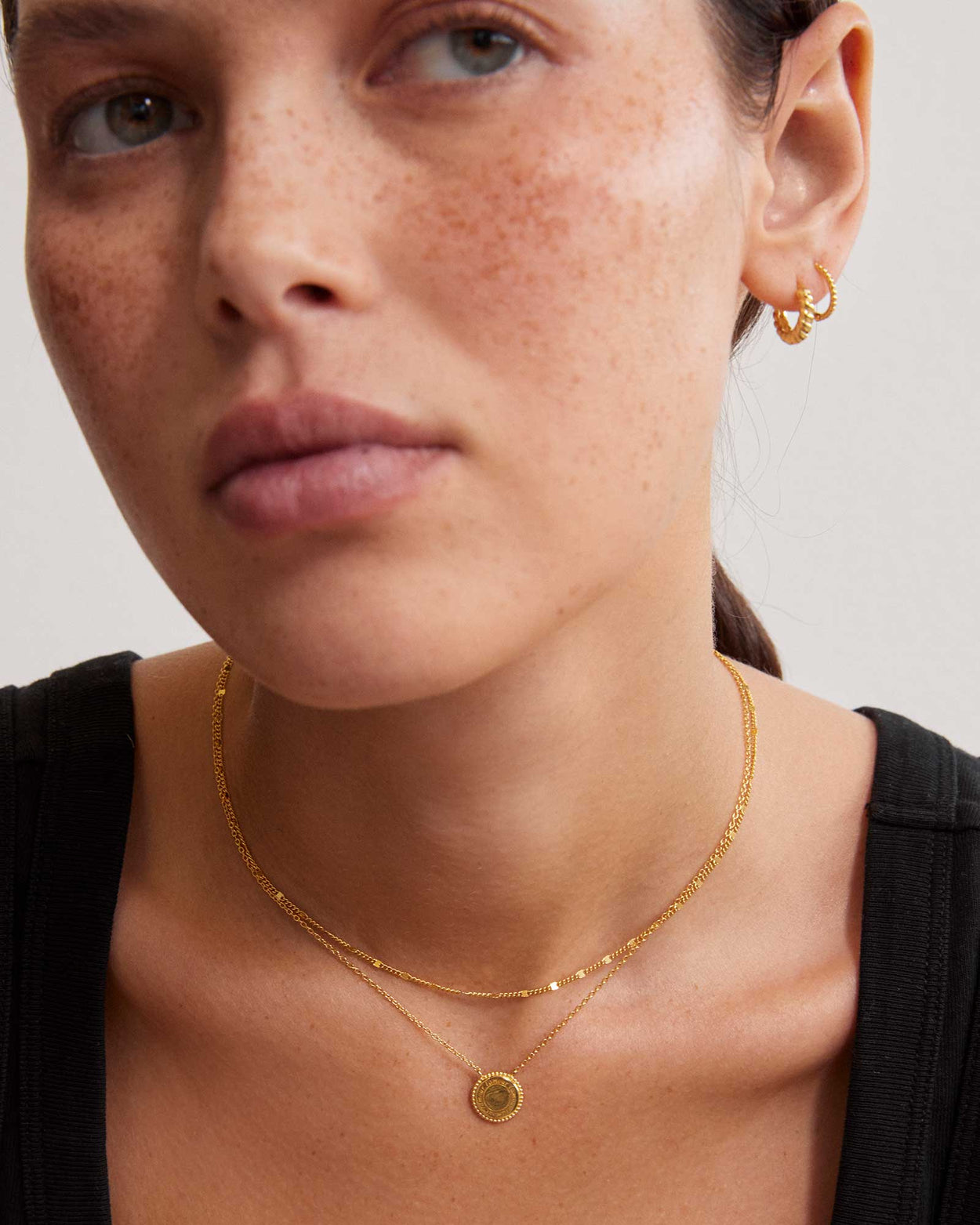 L'AMOUR HOOPS (18K GOLD PLATED)