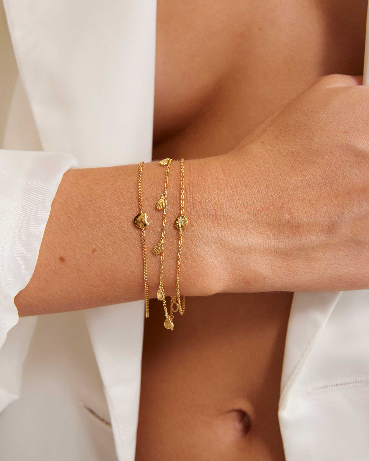 GUIDING STAR BRACELET (18K GOLD VERMEIL)