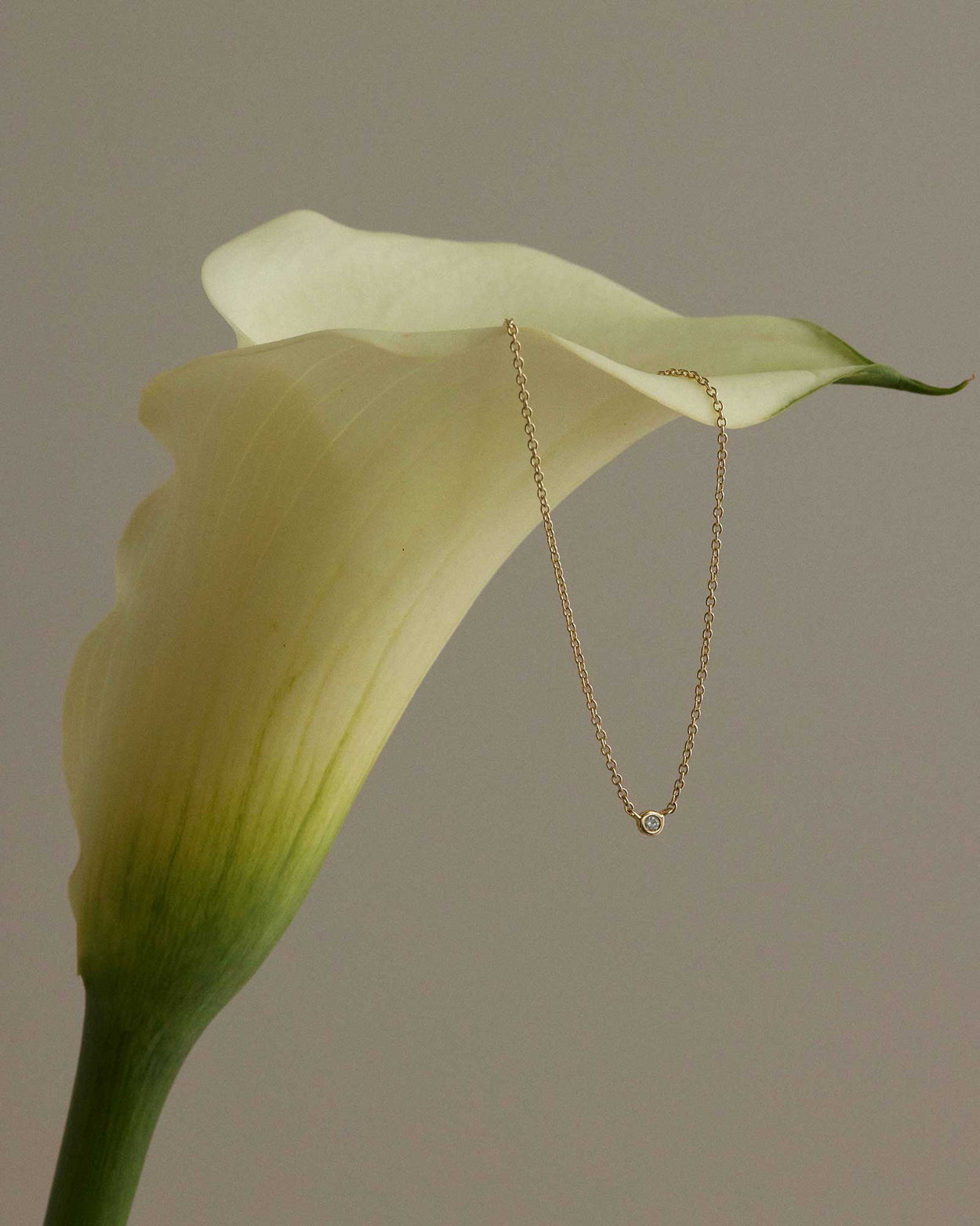 PETITE DIAMOND NECKLACE (9K GOLD)