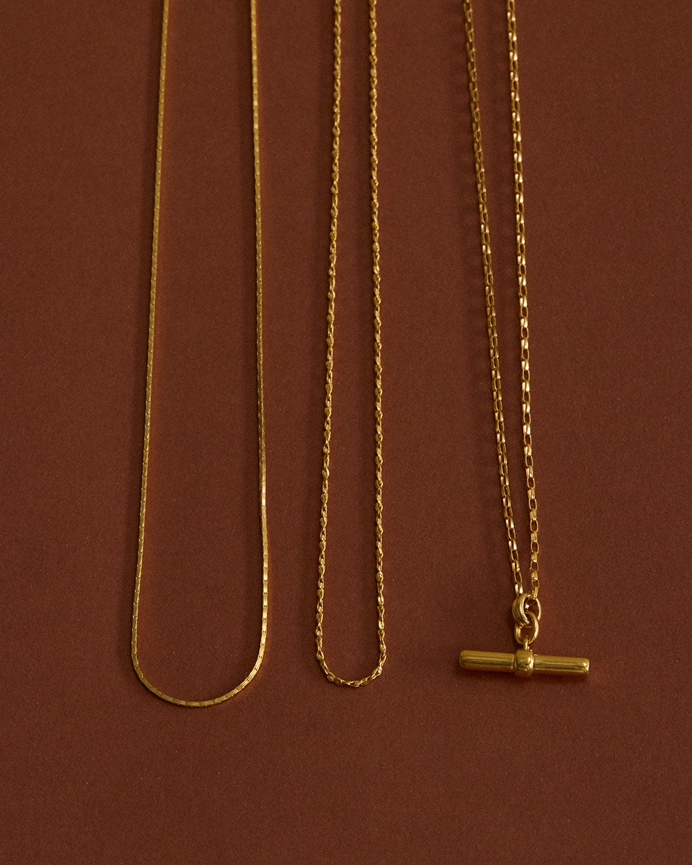 LUCIA CHAIN NECKLACE (18K GOLD VERMEIL)