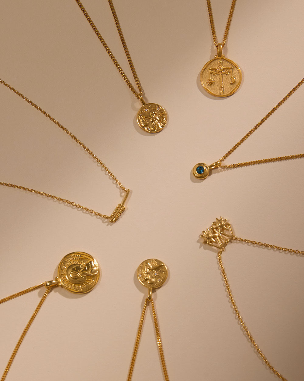 ZODIAC NECKLACE (18K GOLD VERMEIL) IMAGE 6