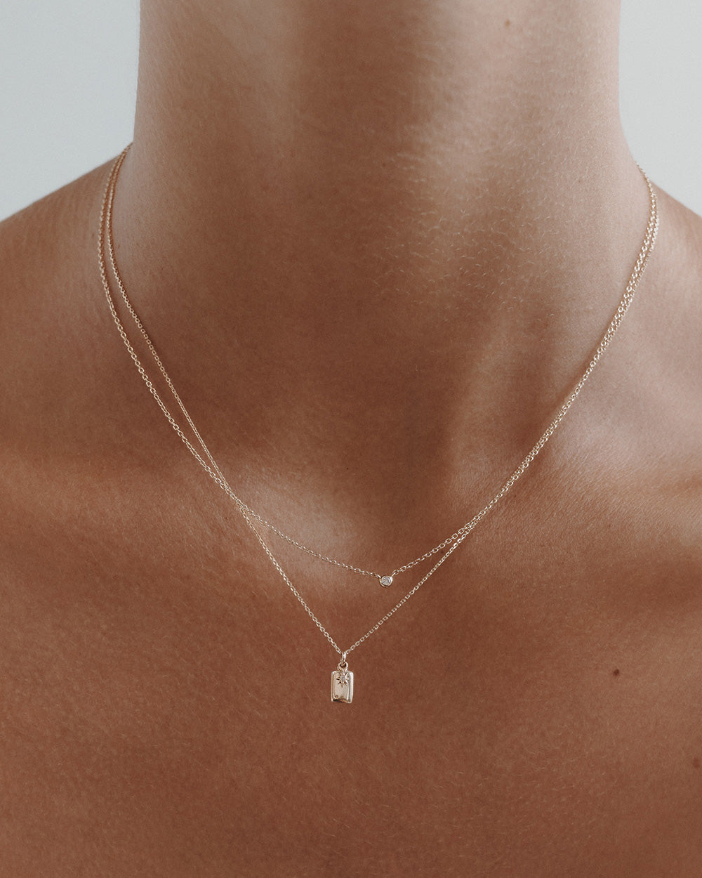 GUIDING STAR FINE NECKLACE (9K GOLD)