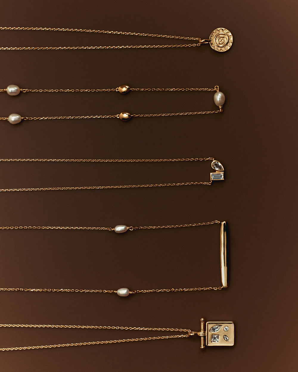 PLACE PENDANT NECKLACE (18K GOLD VERMEIL) IMAGE 5