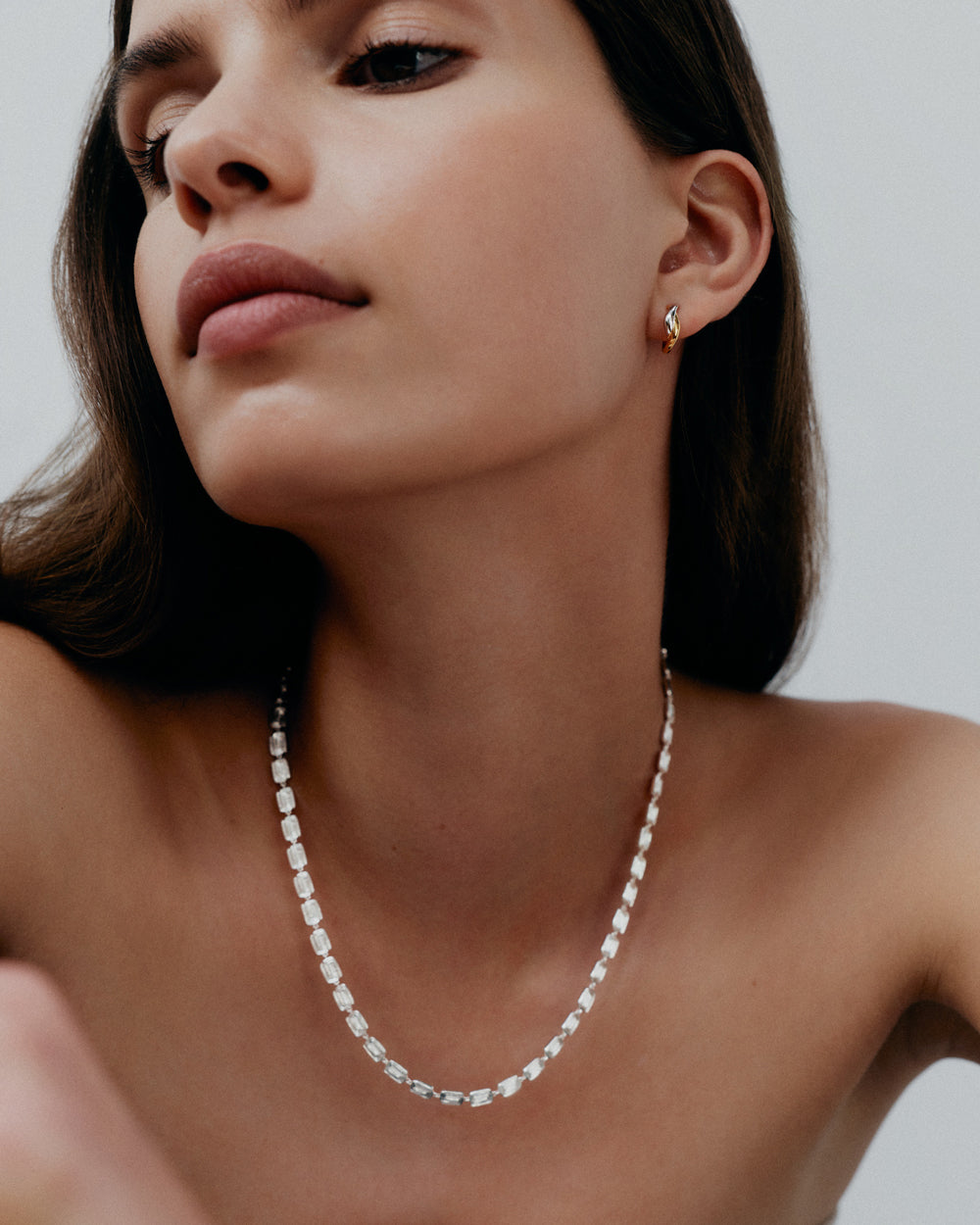 HALCYON HOOPS (MIXED METAL) IMAGE 3