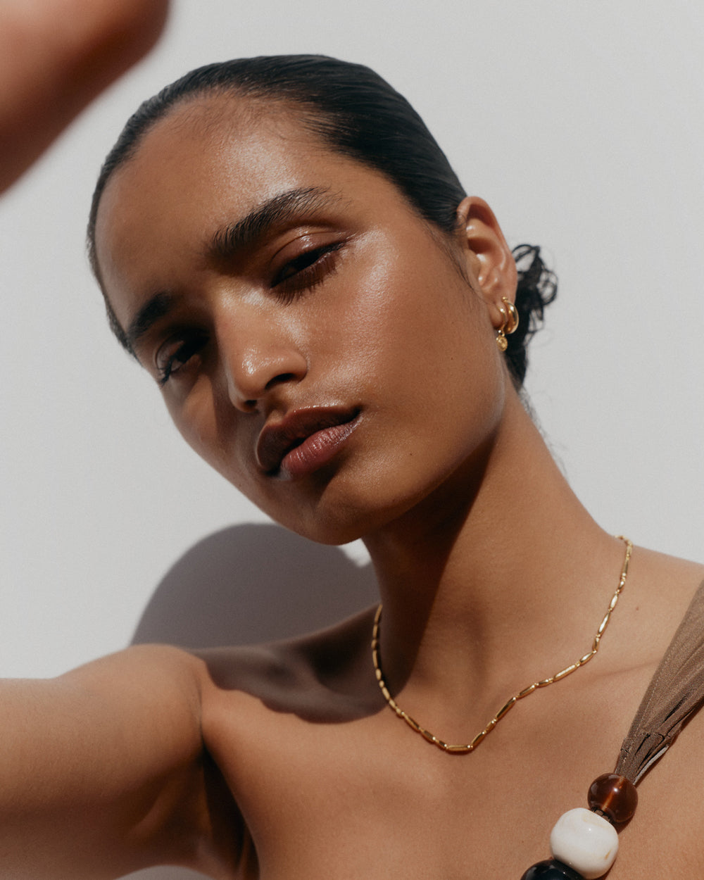 SOLARA HOOPS (18K GOLD PLATED)