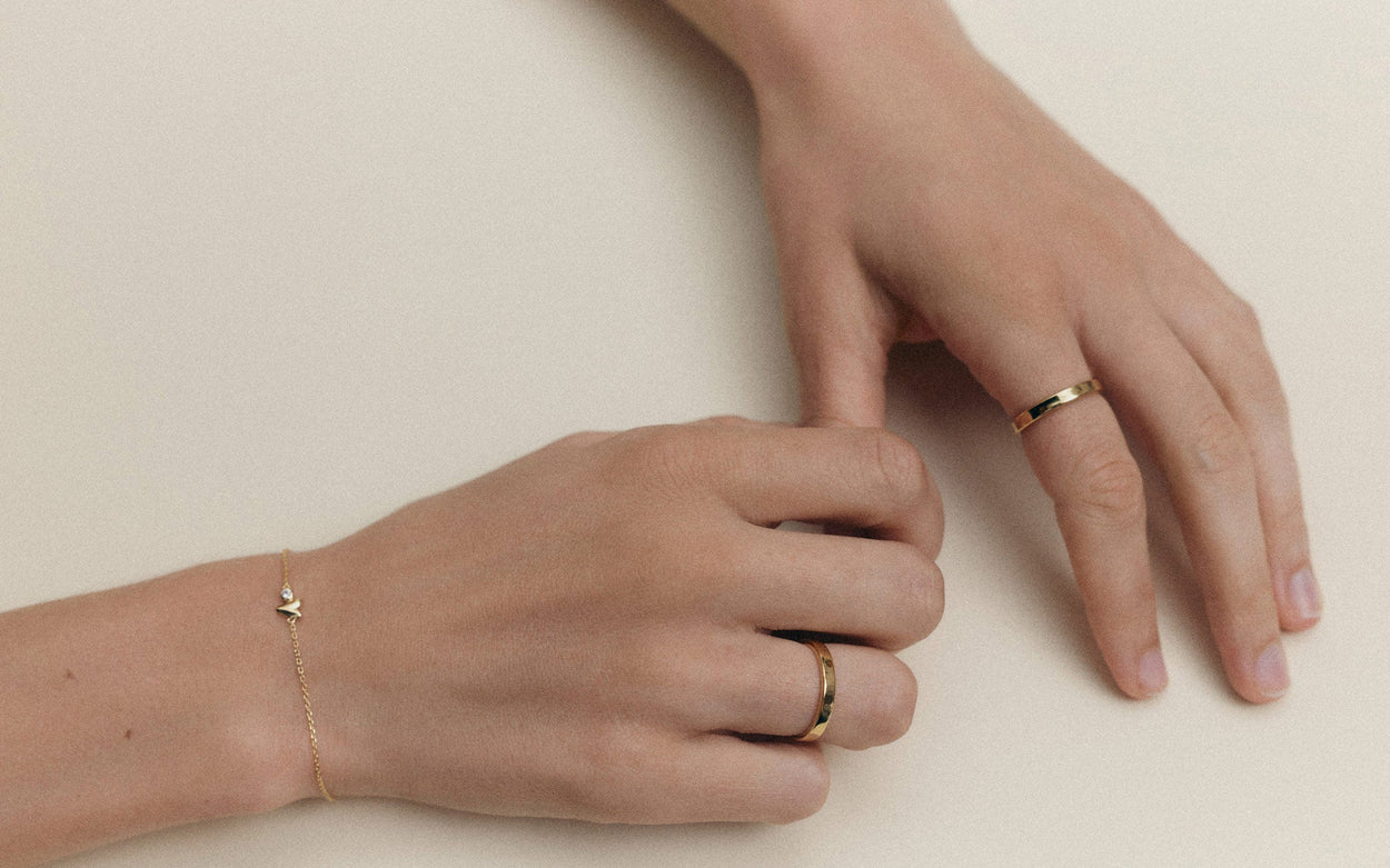 ABODE HEART BRACELET (18K GOLD VERMEIL)