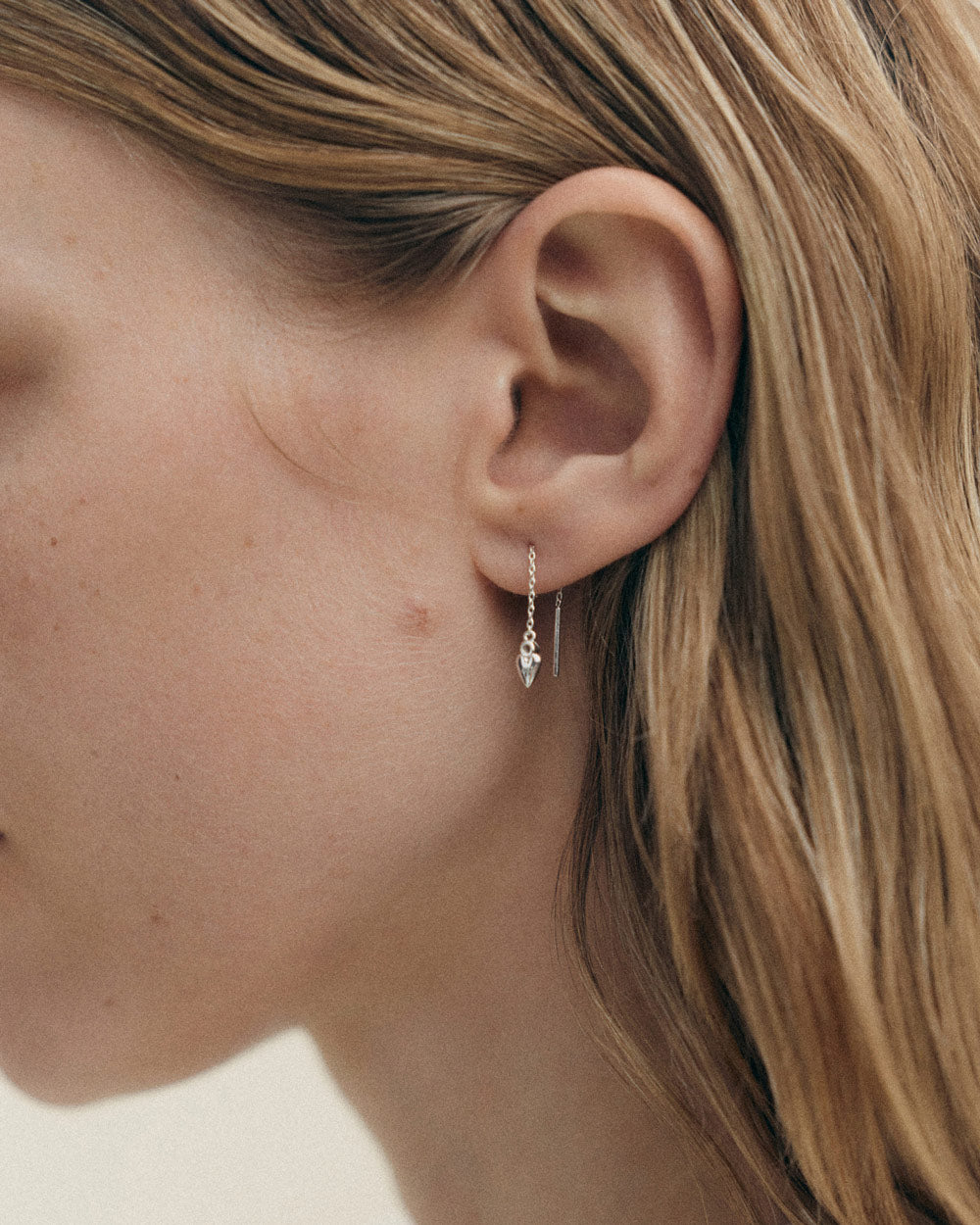 ABODE HEART THREADER (STERLING SILVER)