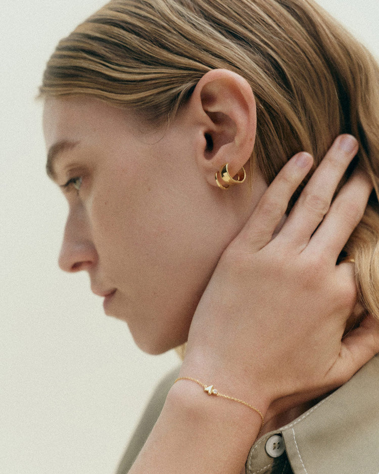 ABODE HEART BRACELET (18K GOLD VERMEIL)