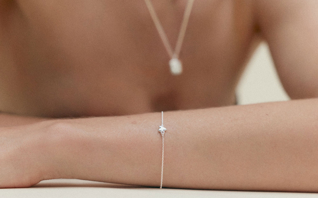 ABODE HEART BRACELET (STERLING SILVER)