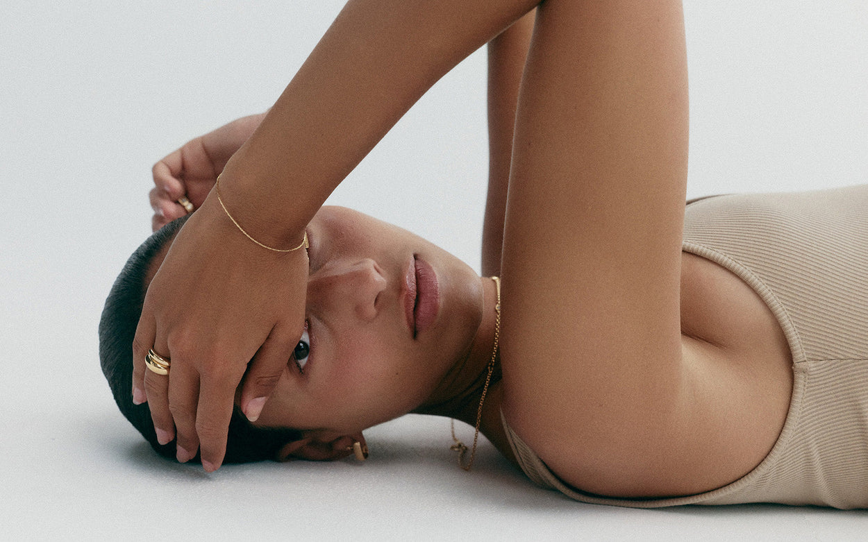 DUALITY CHAIN BRACELET (18K GOLD PLATED)