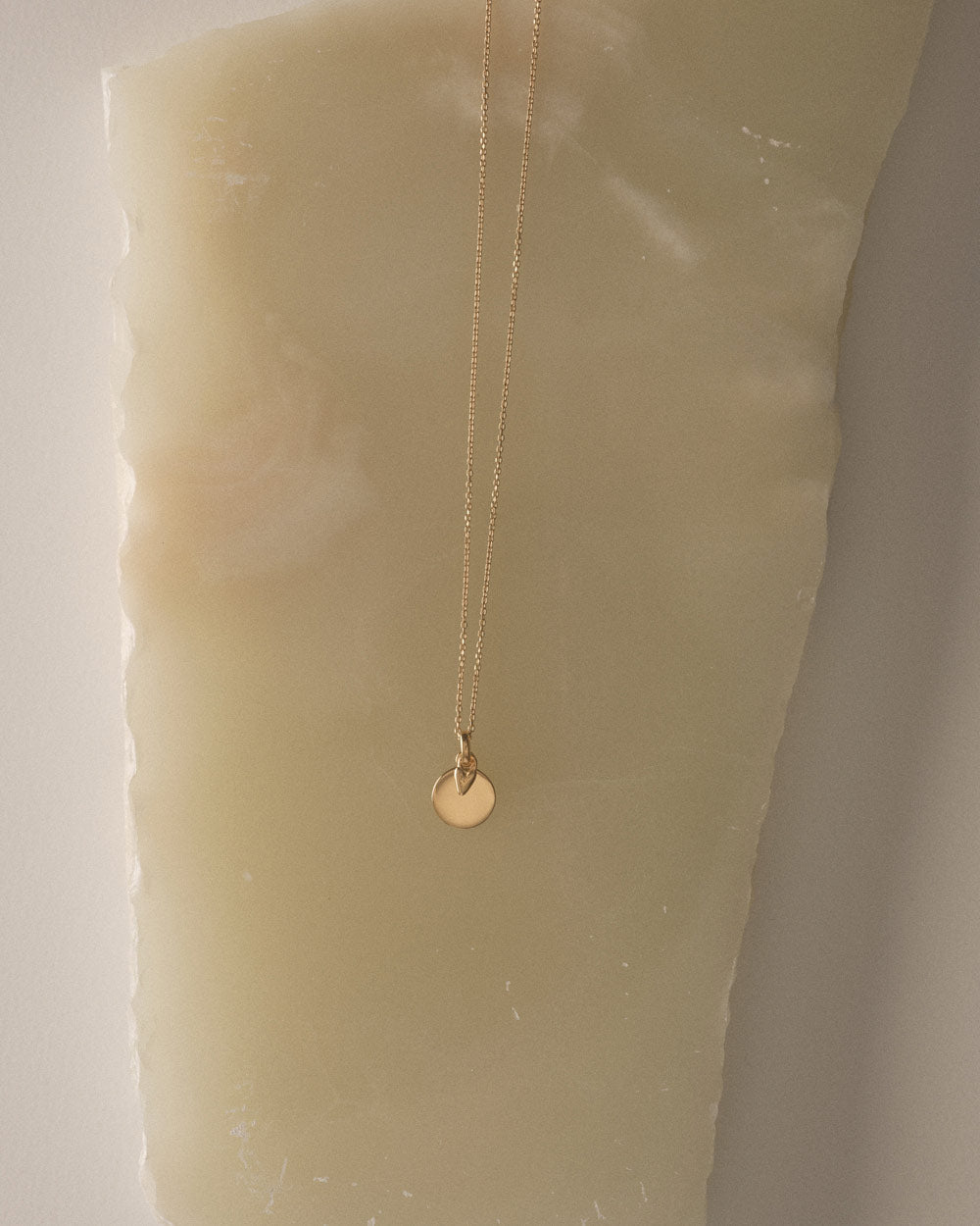 ALIGNMENT ENGRAVABLE NECKLACE (18K GOLD VERMEIL)