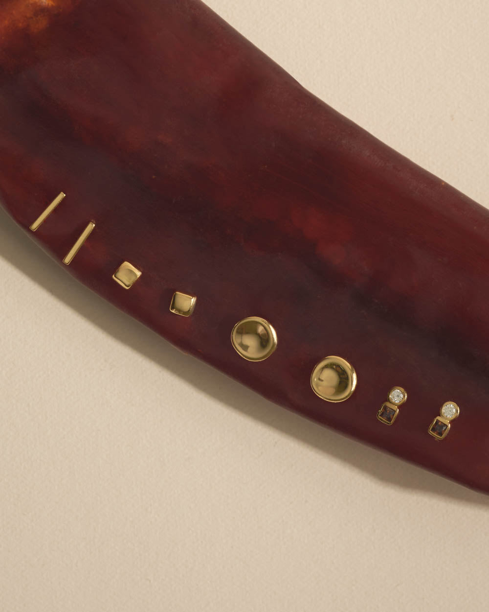 EVOLVE STUDS (18K GOLD PLATED)