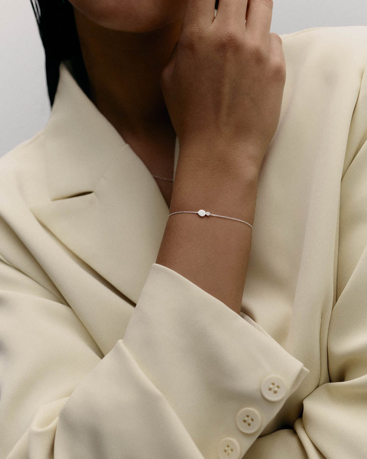 EVERLAST DIAMOND ENGRAVABLE BRACELET (STERLING SILVER)
