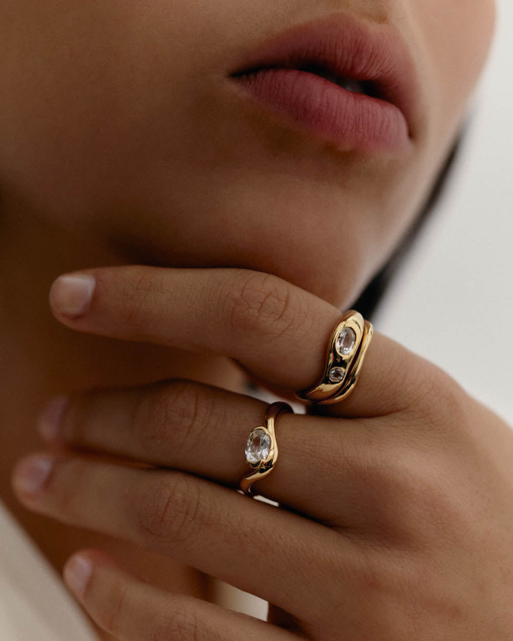 VESSEL RING (18K GOLD PLATED)
