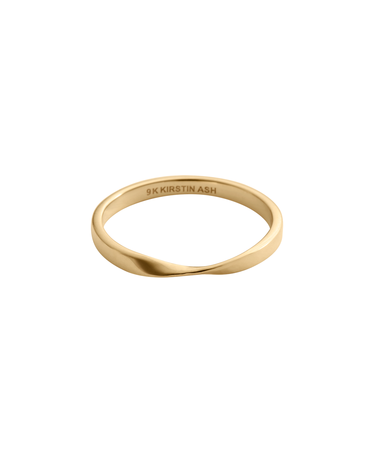 PETITE FOLD RING (9K GOLD)