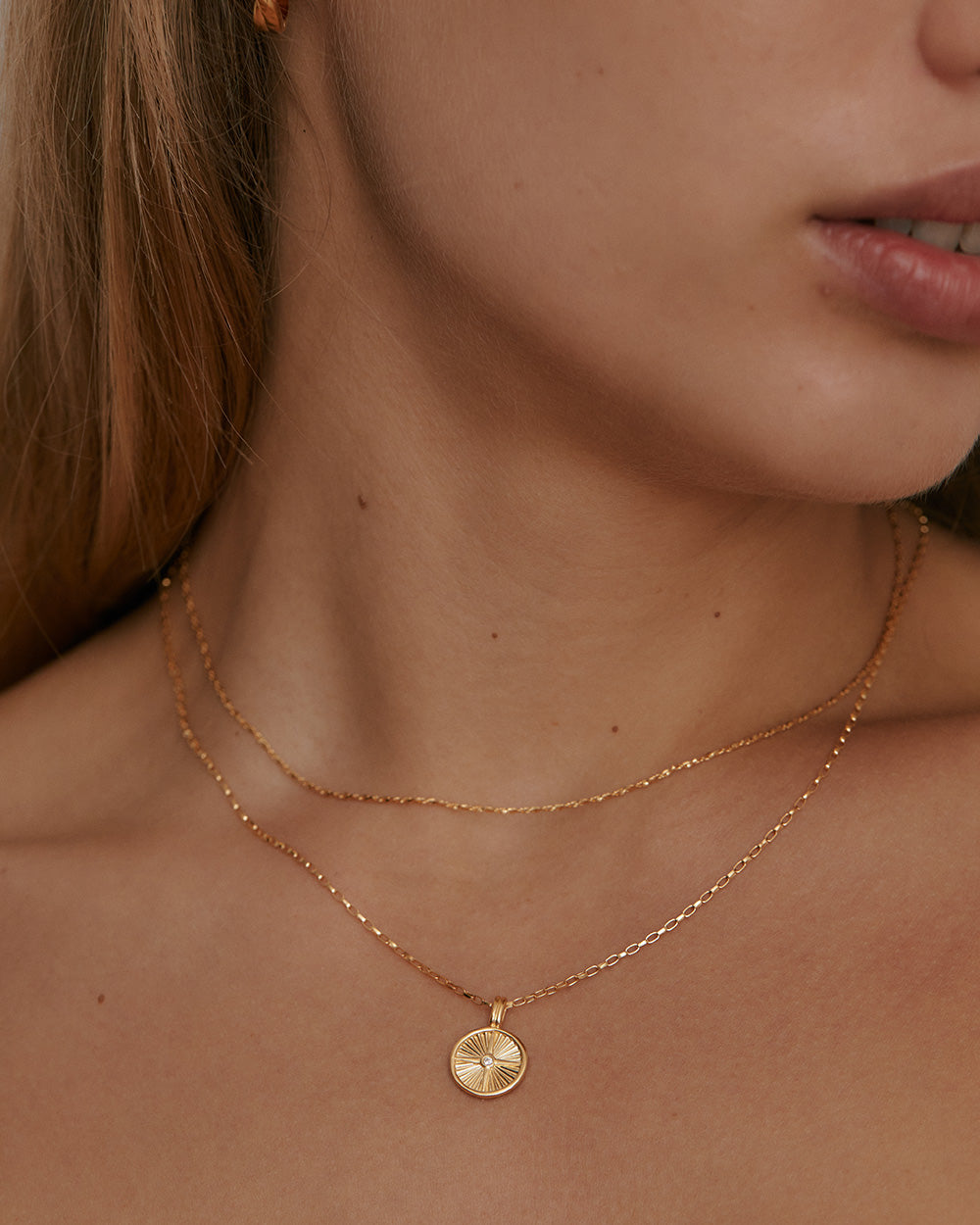 WANDER COIN NECKLACE (18K GOLD VERMEIL)