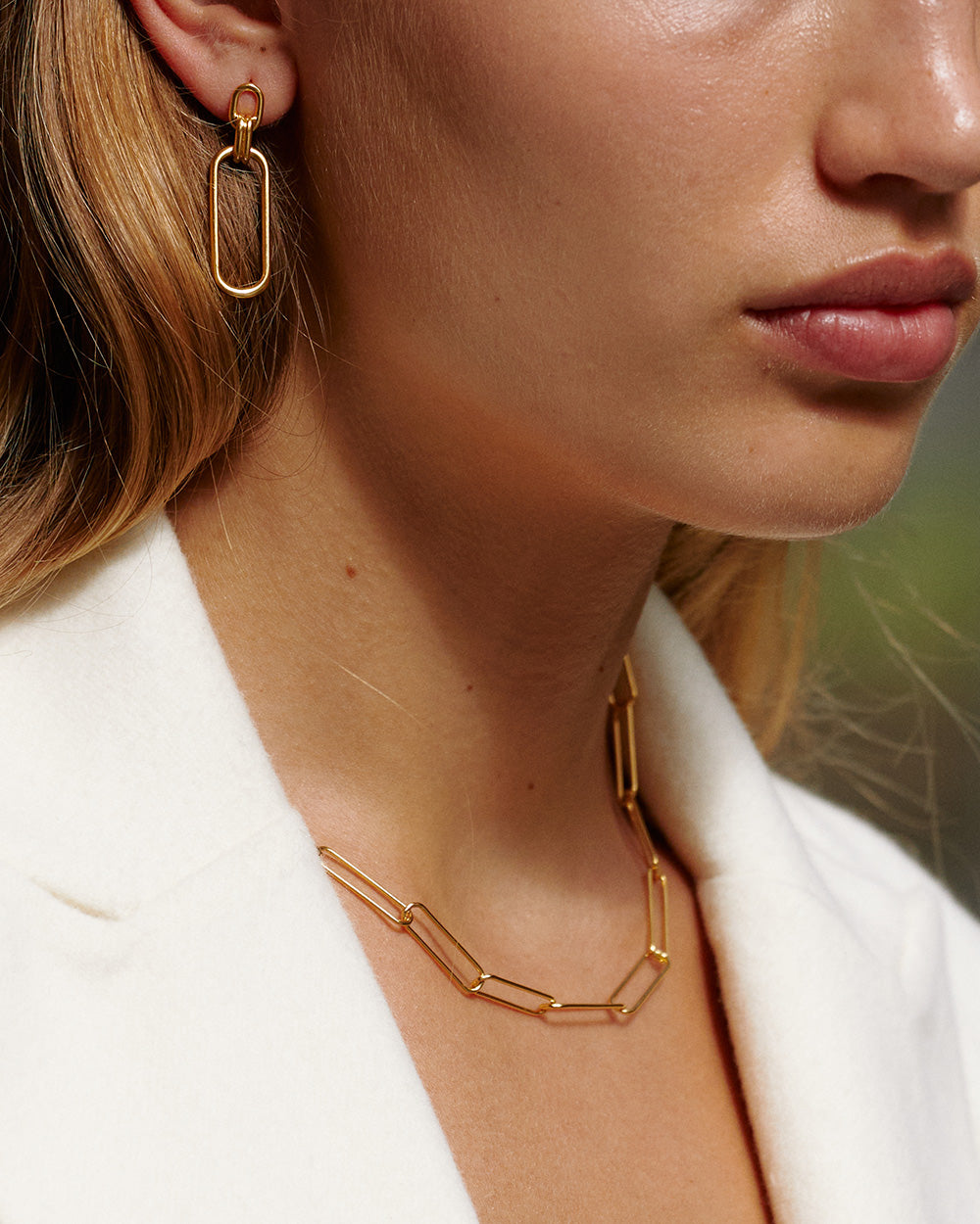 ROAM CHAIN NECKLACE (18K GOLD PLATED)