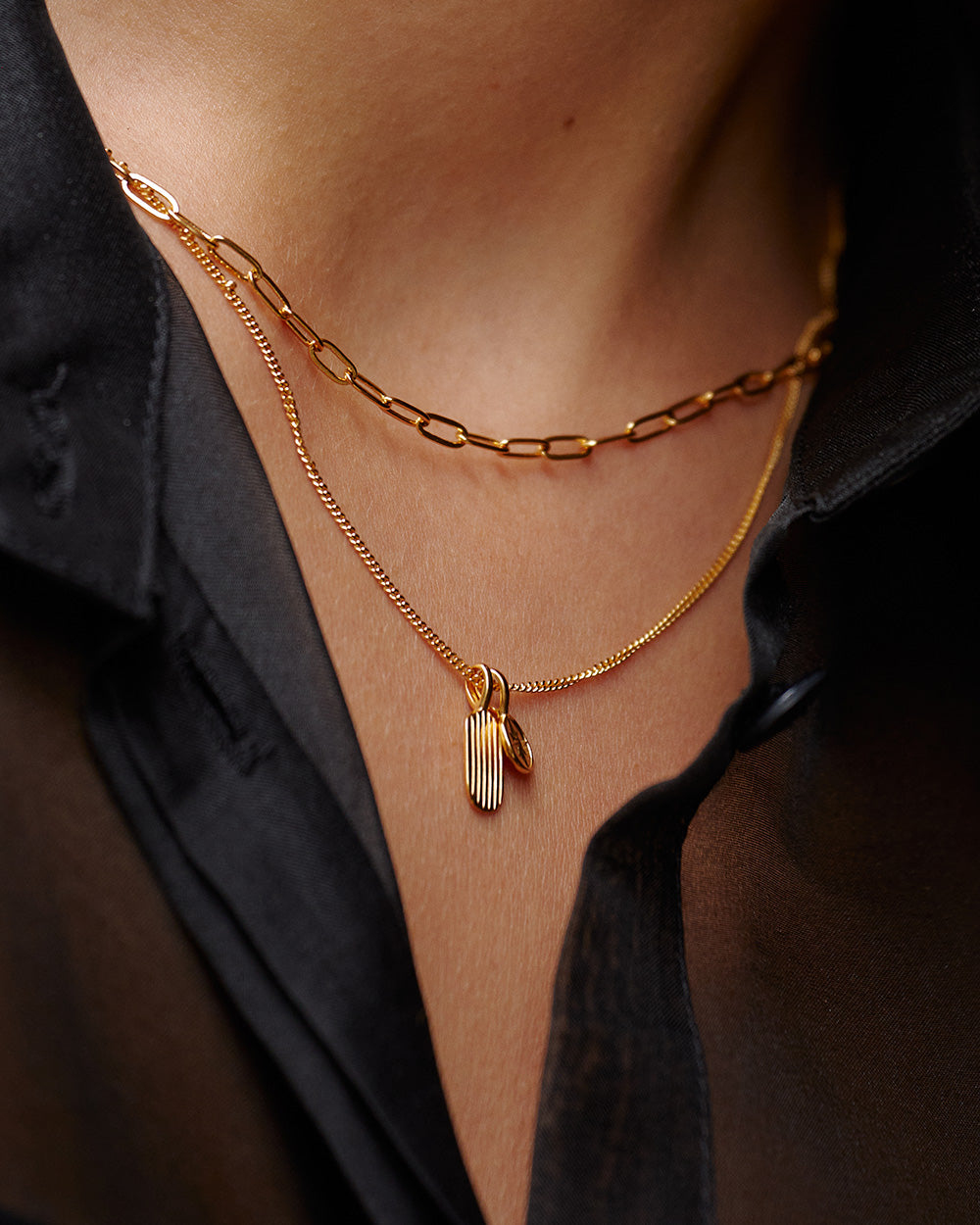 WANDER CLUSTER NECKLACE (18K GOLD VERMEIL)