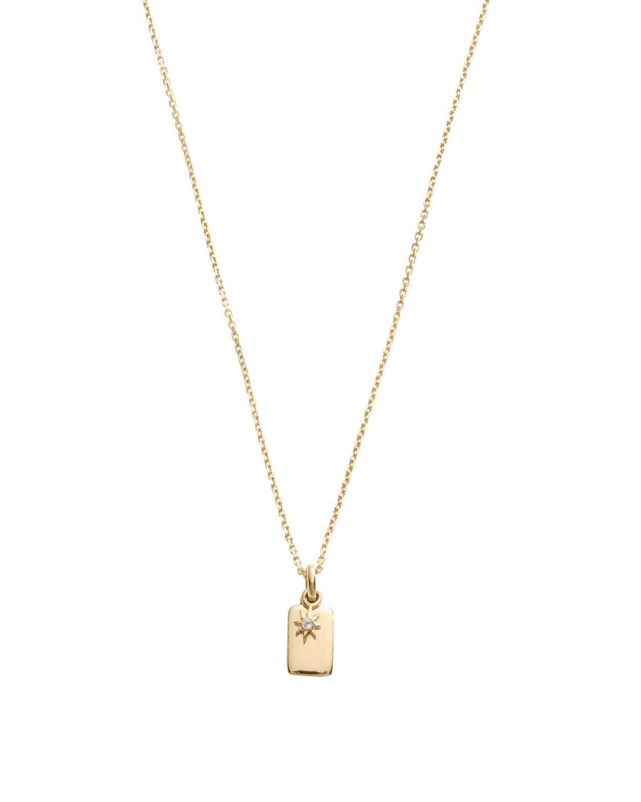 GUIDING STAR FINE NECKLACE (9K GOLD)