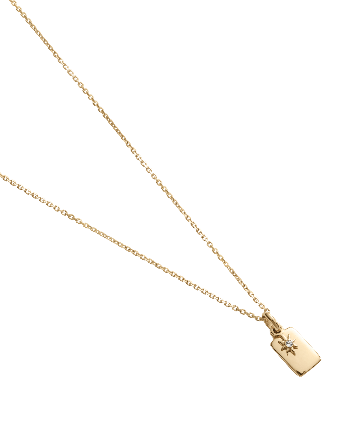 GUIDING STAR FINE NECKLACE (9K GOLD)