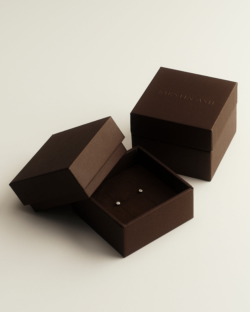 VANTAGE TOPAZ STUDS (18K GOLD PLATED)