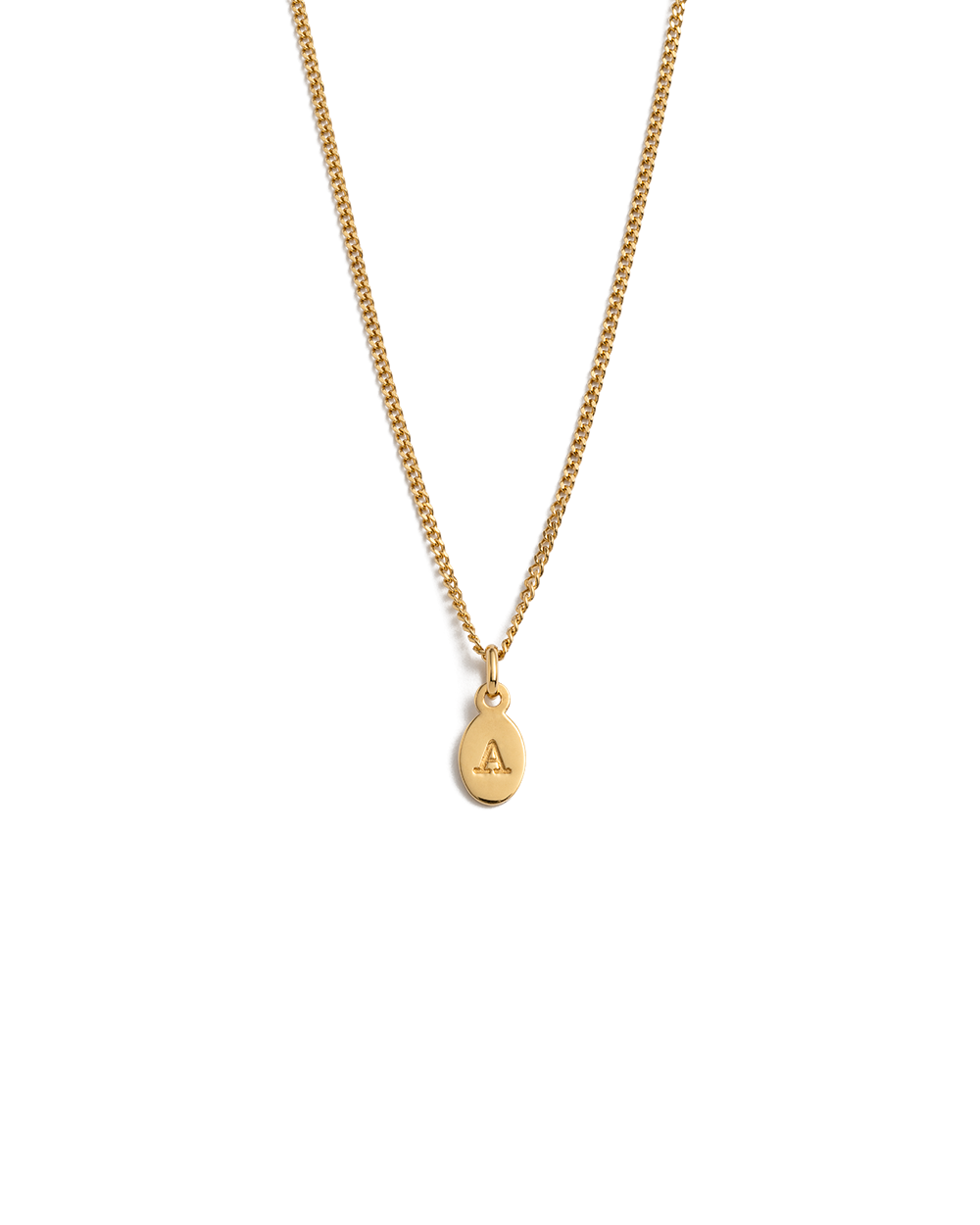 18ct Gold Vermeil On Silver E Initial Necklace | Warren James
