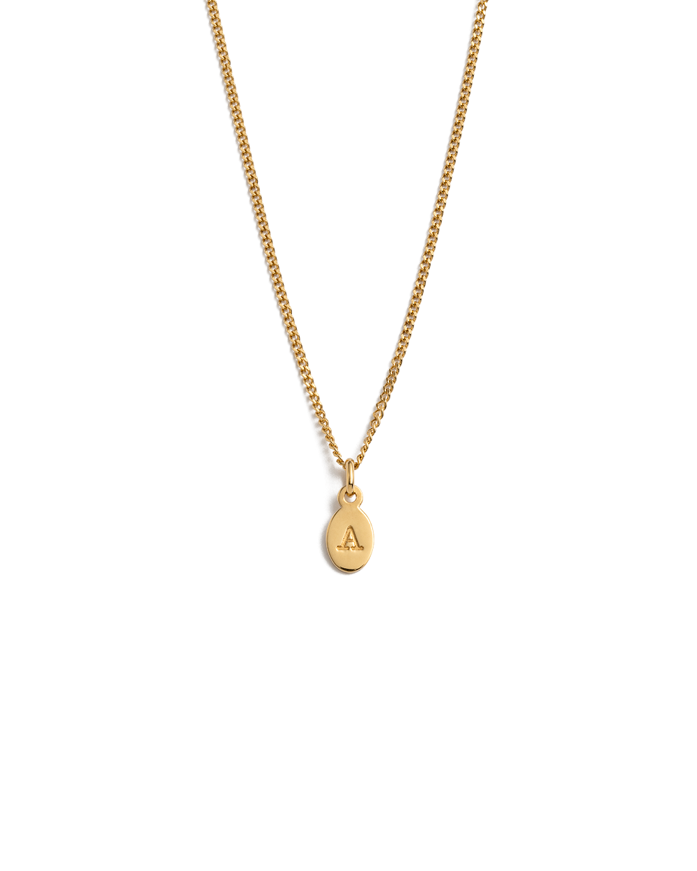 INITIAL NECKLACE A Z 18K GOLD VERMEIL KIRSTIN ASH United States