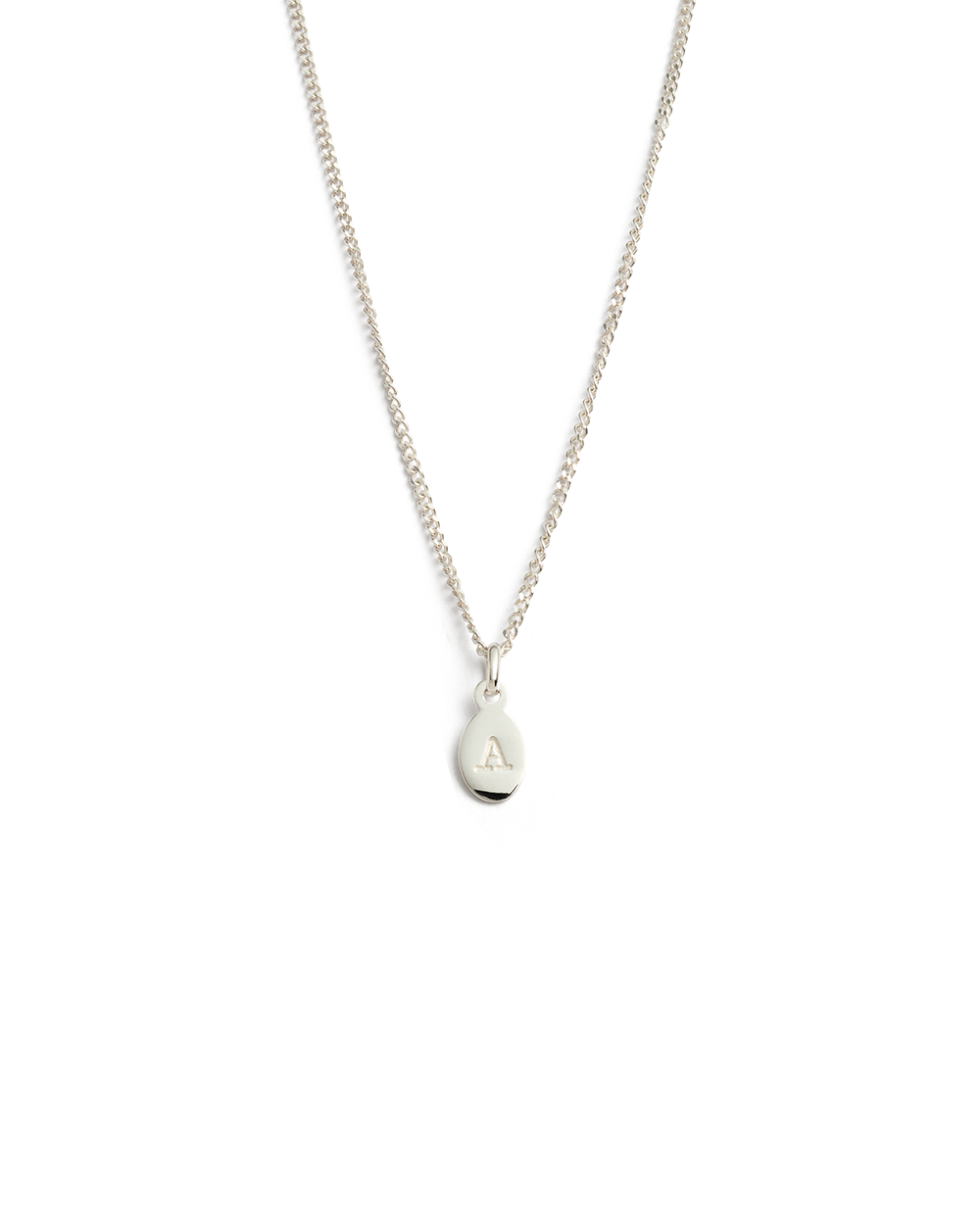 INITIAL NECKLACE A-Z (STERLING SILVER) – KIRSTIN ASH (United