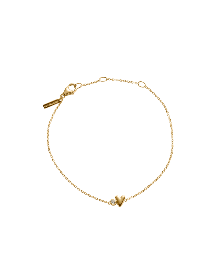 ABODE HEART BRACELET (18K GOLD VERMEIL)