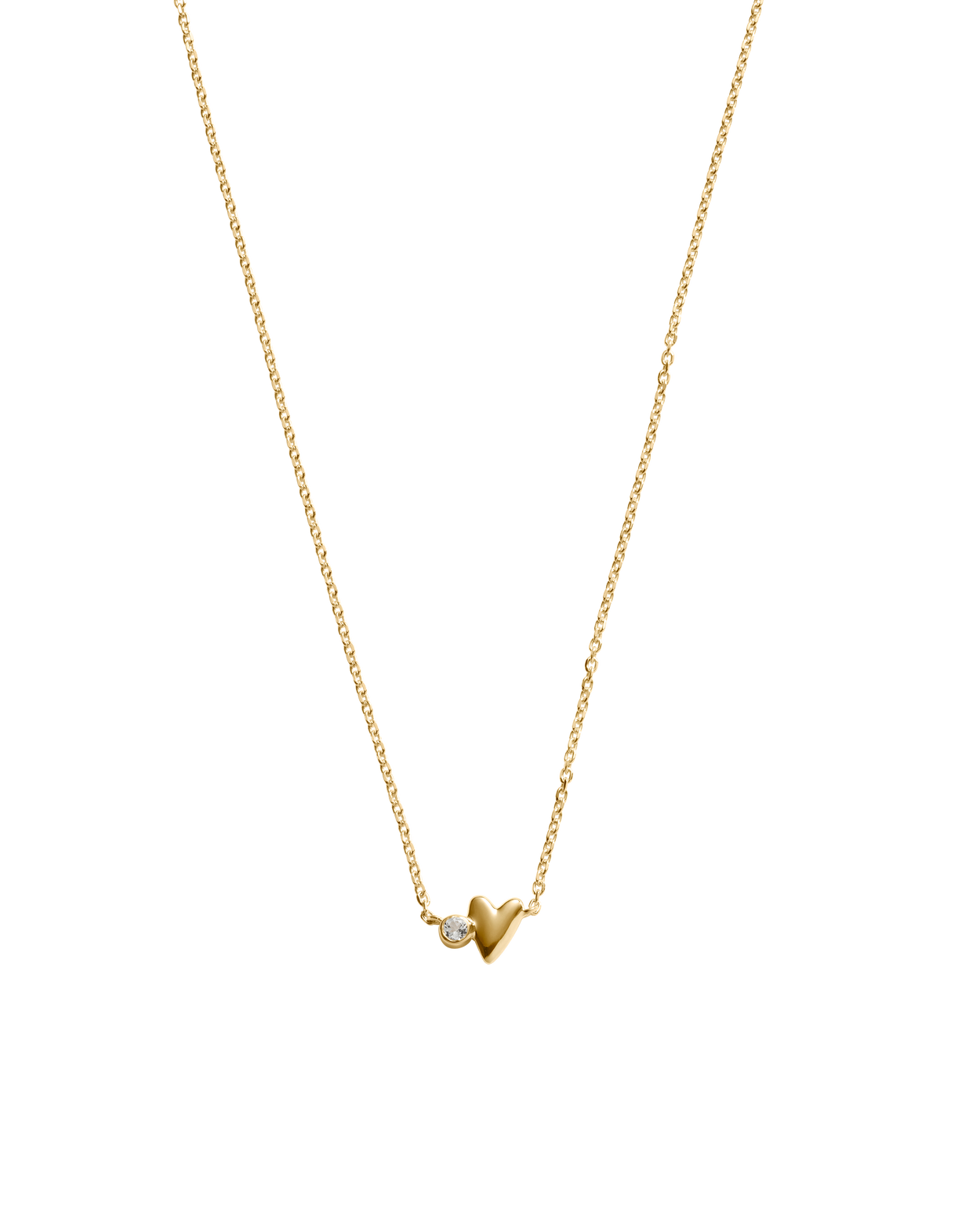 ABODE HEART NECKLACE (18K GOLD VERMEIL)