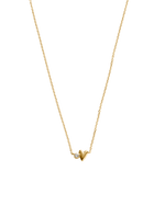 ABODE HEART NECKLACE (18K GOLD VERMEIL)