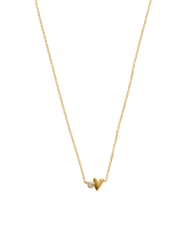 ABODE HEART NECKLACE (18K GOLD VERMEIL)
