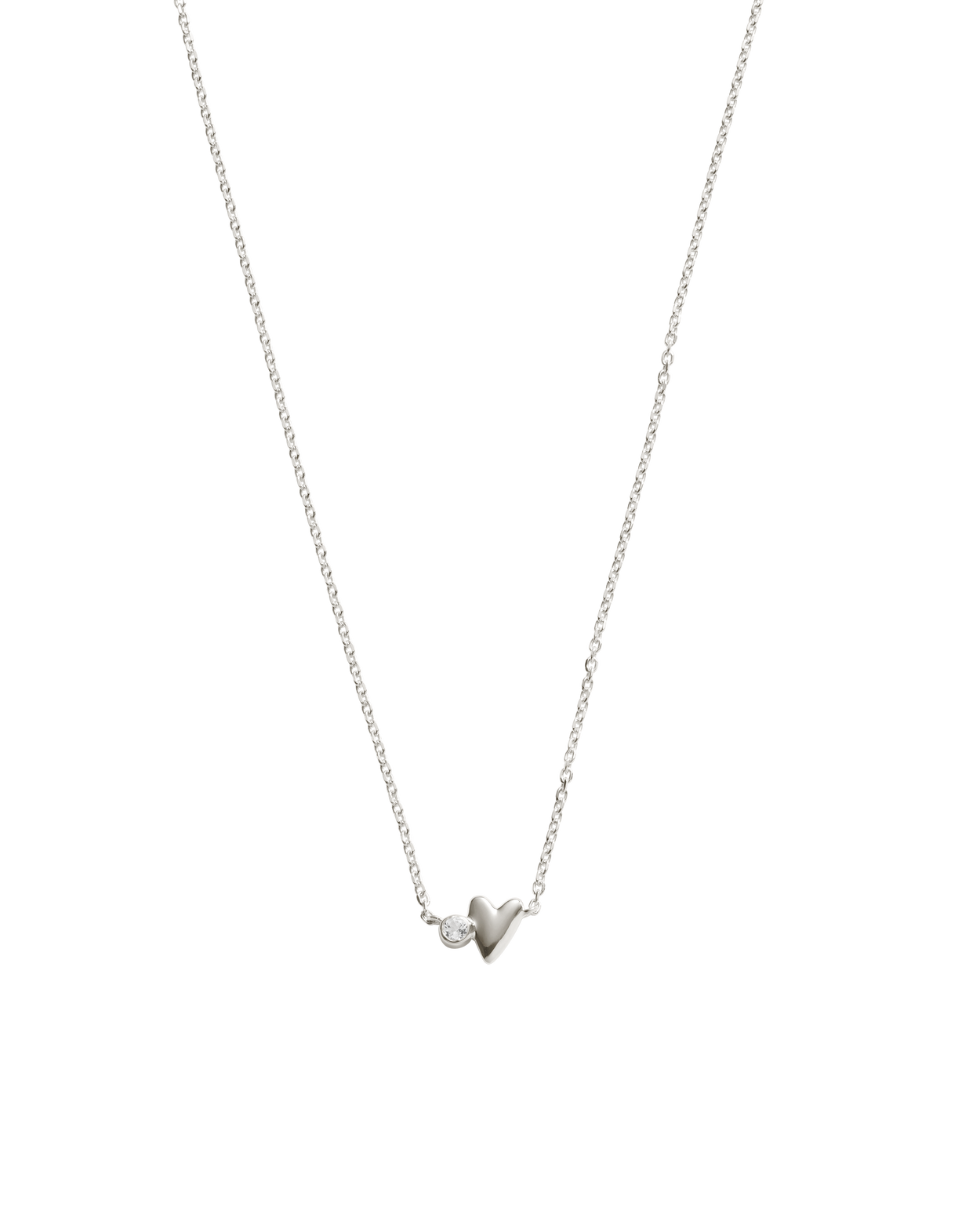 ABODE HEART NECKLACE (STERLING SILVER)