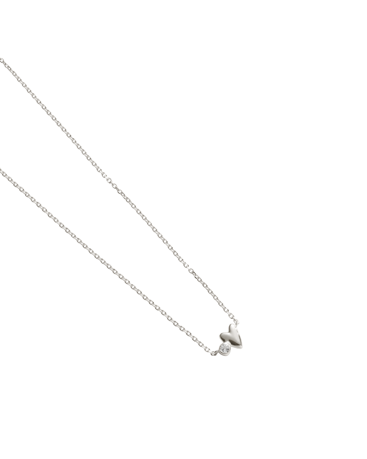 ABODE HEART NECKLACE (STERLING SILVER)