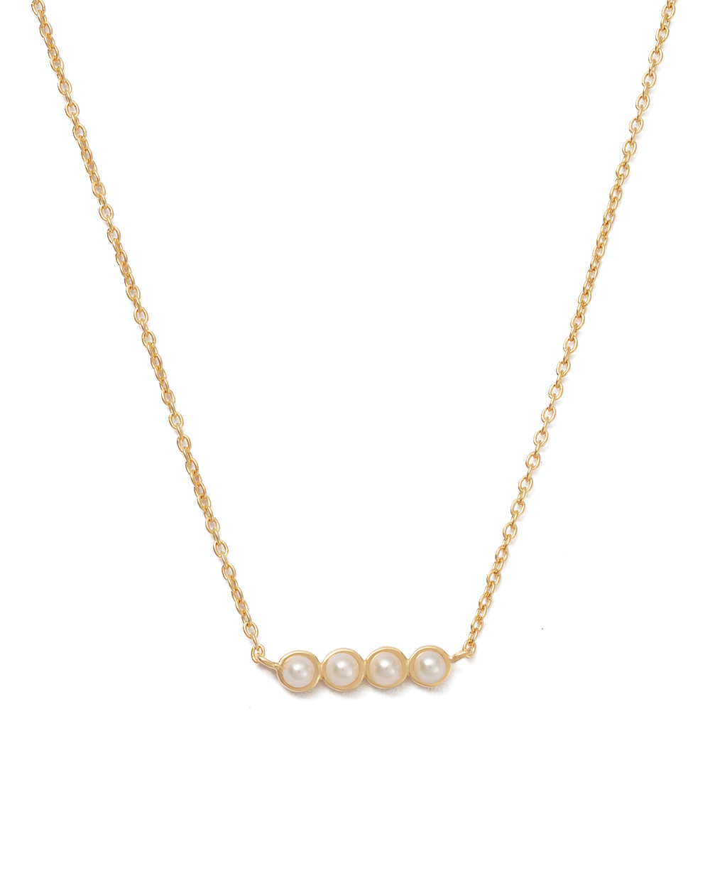 ALCHEMISE PEARL NECKLACE (18K GOLD VERMEIL)