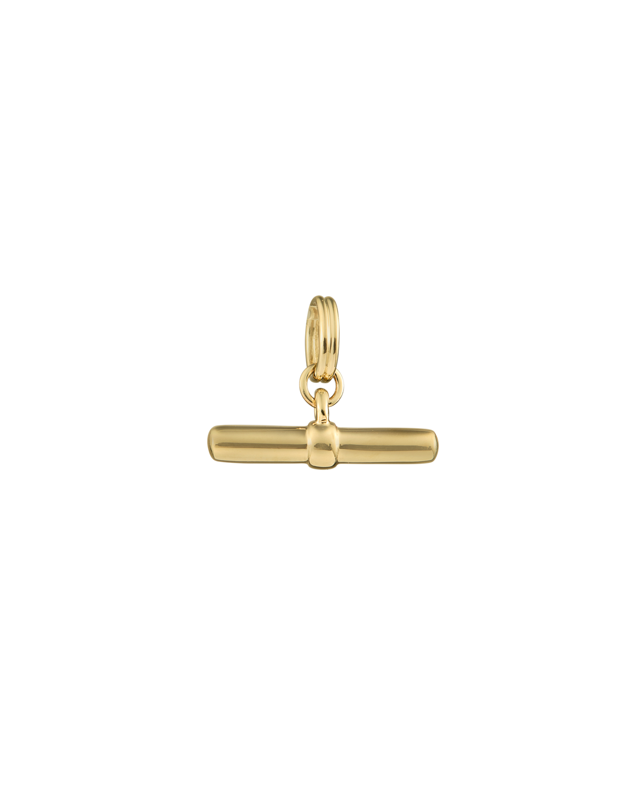 ALIGN T-BAR CHARM (9K GOLD)