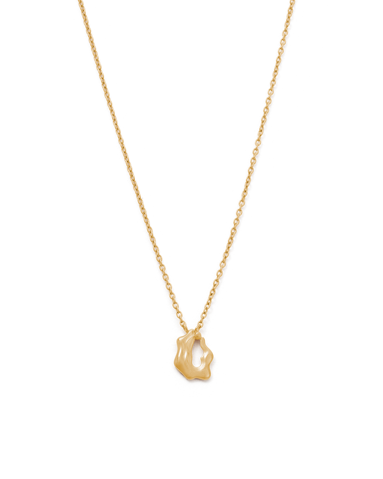 AQUARIUS STAR SIGN NECKLACE (18K GOLD VERMEIL) IMAGE 1