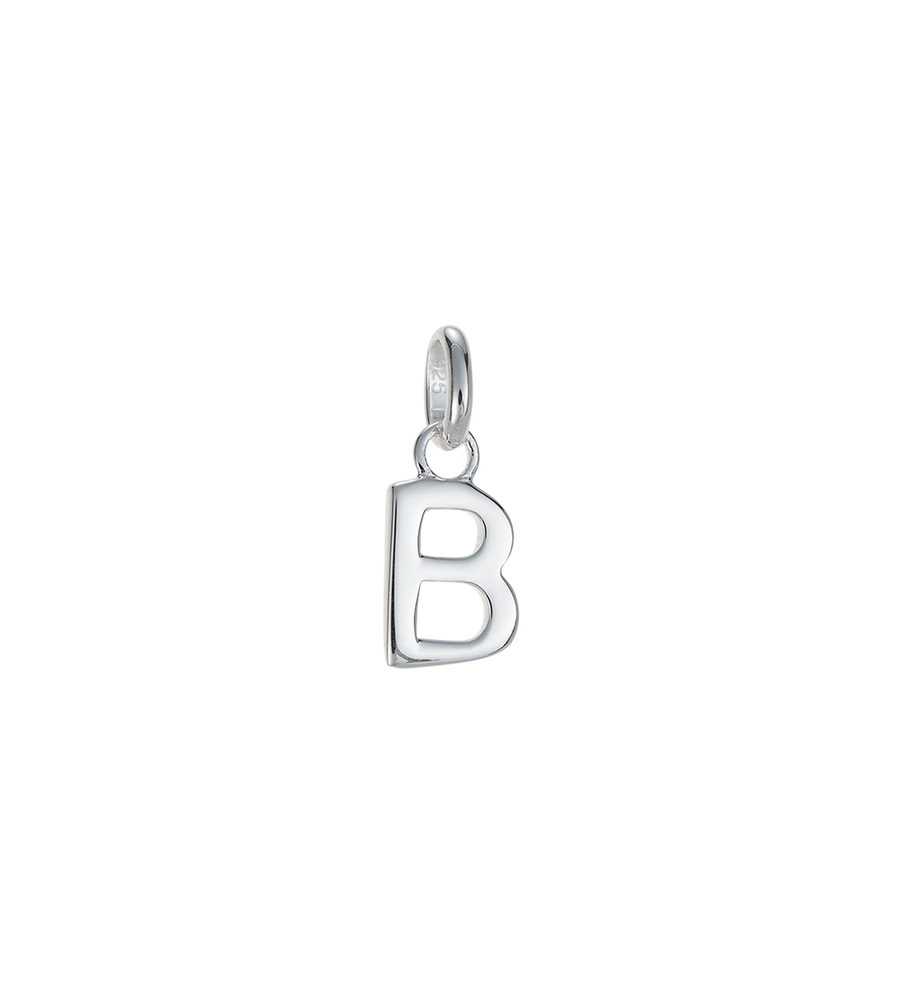 OUTLINE INITIAL A-Z (STERLING SILVER) IMAGE 7