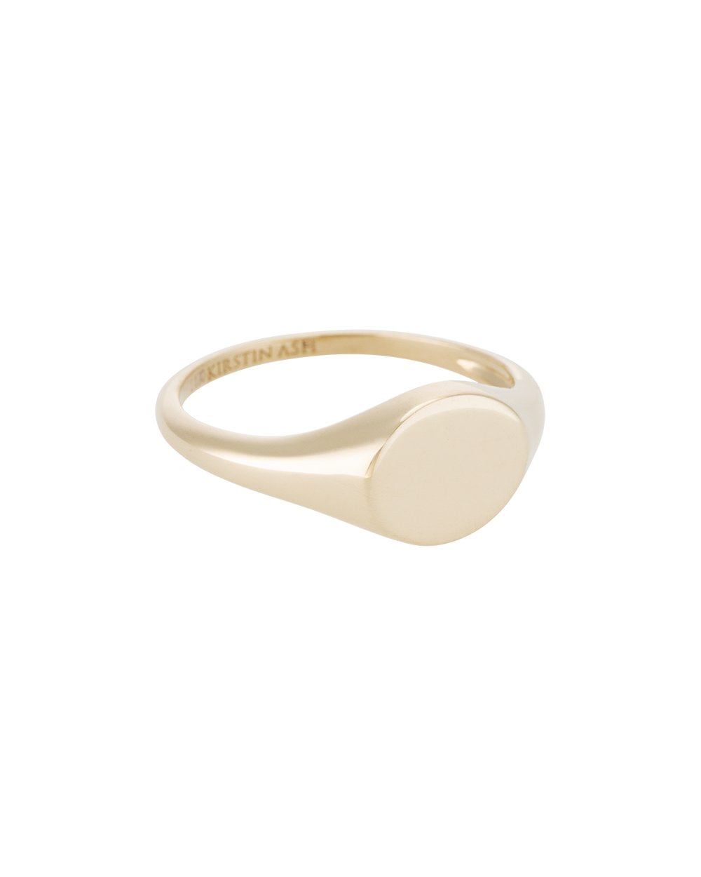 9k gold signet on sale ring