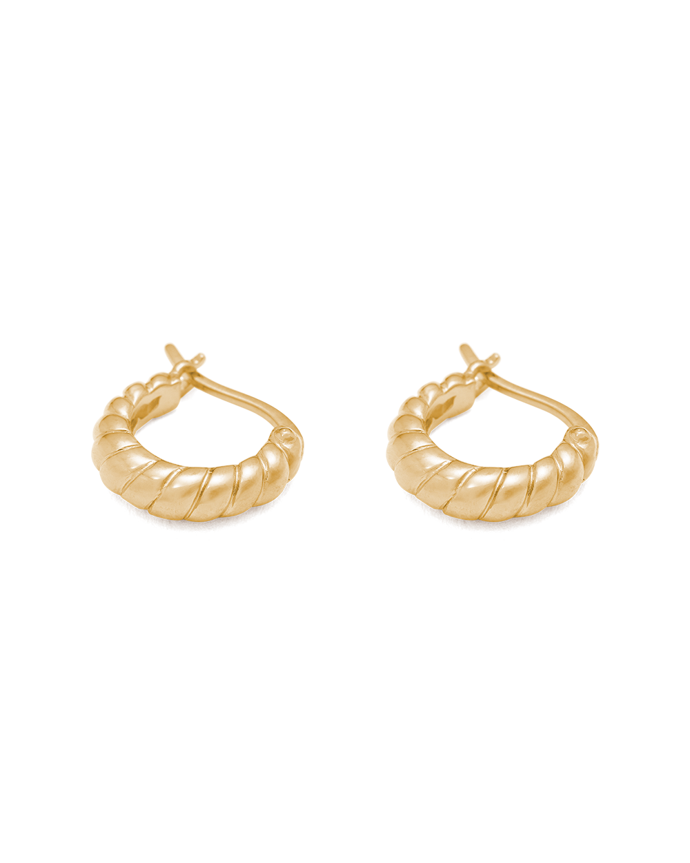 CYPRESS HOOPS (18K GOLD PLATED)