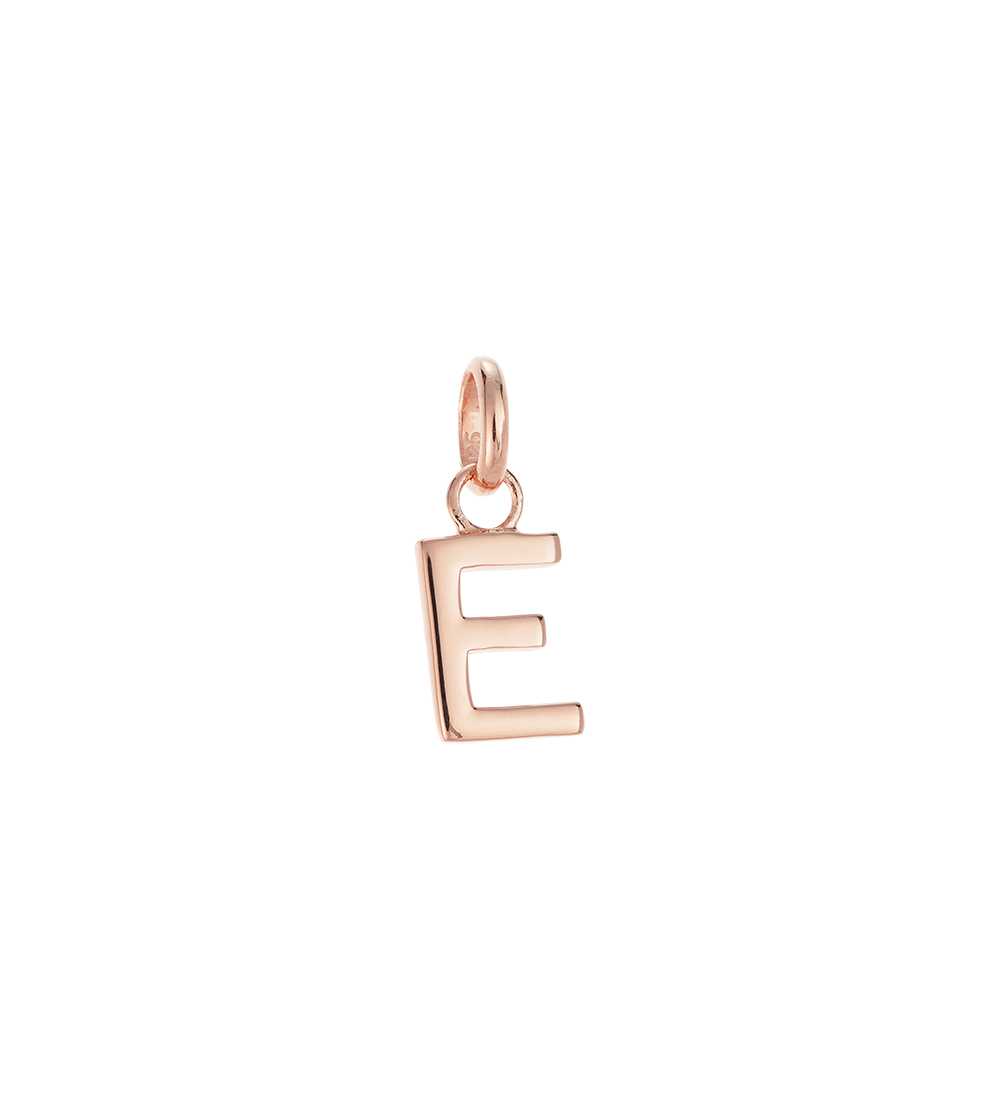 OUTLINE INITIAL A-Z (18K ROSE GOLD VERMEIL) IMAGE 8