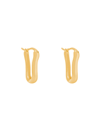 ECHO HOOPS (18K GOLD PLATED) IMAGE 1