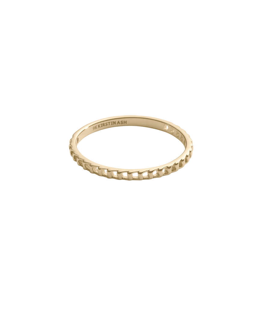 ELEMENTAL CHAIN RING (9K GOLD)