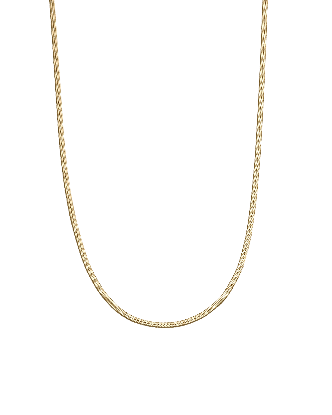 ELEMENTAL HERRINGBONE CHAIN (18K GOLD PLATED) IMAGE 1