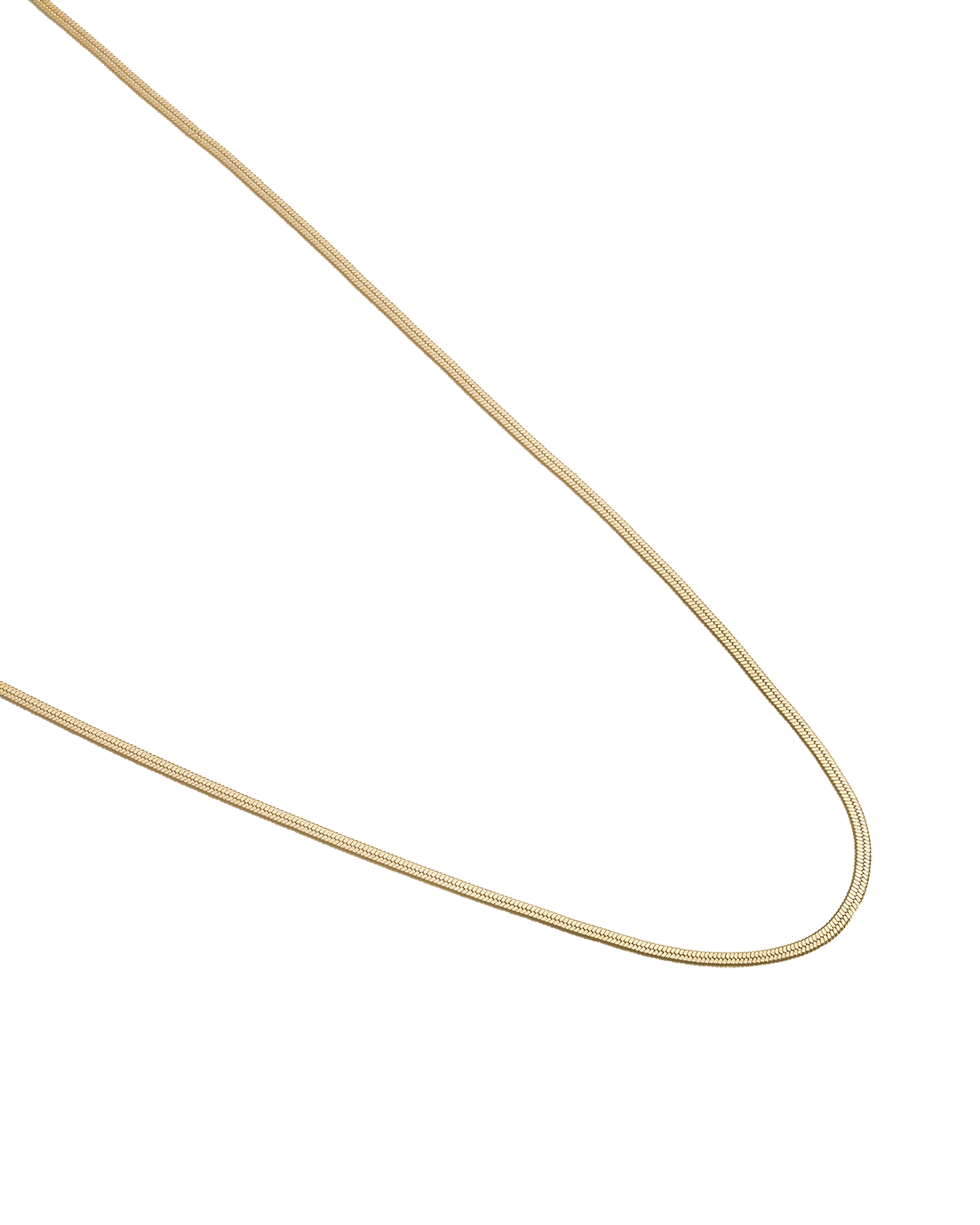 ELEMENTAL HERRINGBONE CHAIN (18K GOLD PLATED) IMAGE 4